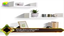 De la déco épurée et moderne grâce à  lot d'étagères à moins de 30€ !