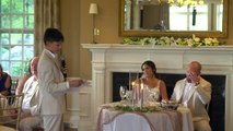 Son Gives Emotional Speech During Mom's Wedding To Stepdad | Happily TV