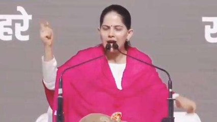 रतलाम: जया किशोरी ने दी संस्कृति के सम्मान की सलाह,कथा में जमकर झूमे श्रद्धालु