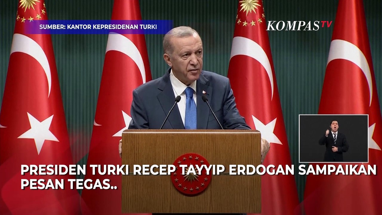 Keras! Pesan Erdogan untuk Israel dan Palestina Usai Konflik Memanas di Gaza