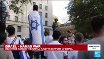 Thousands rally in Paris, Eiffel Tower dons colours of Israeli flag after Hamas attack