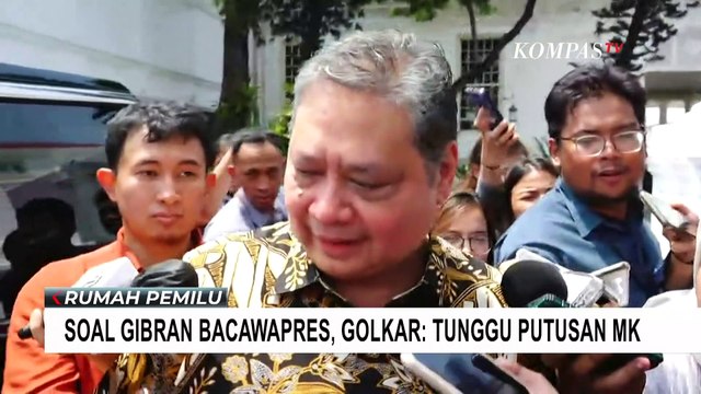 Ketum Gorlakar Airlangga Hartarto Kaitkan Putusan MK, saa Ditanya Gibran Jadi Bacawapres Prabowo