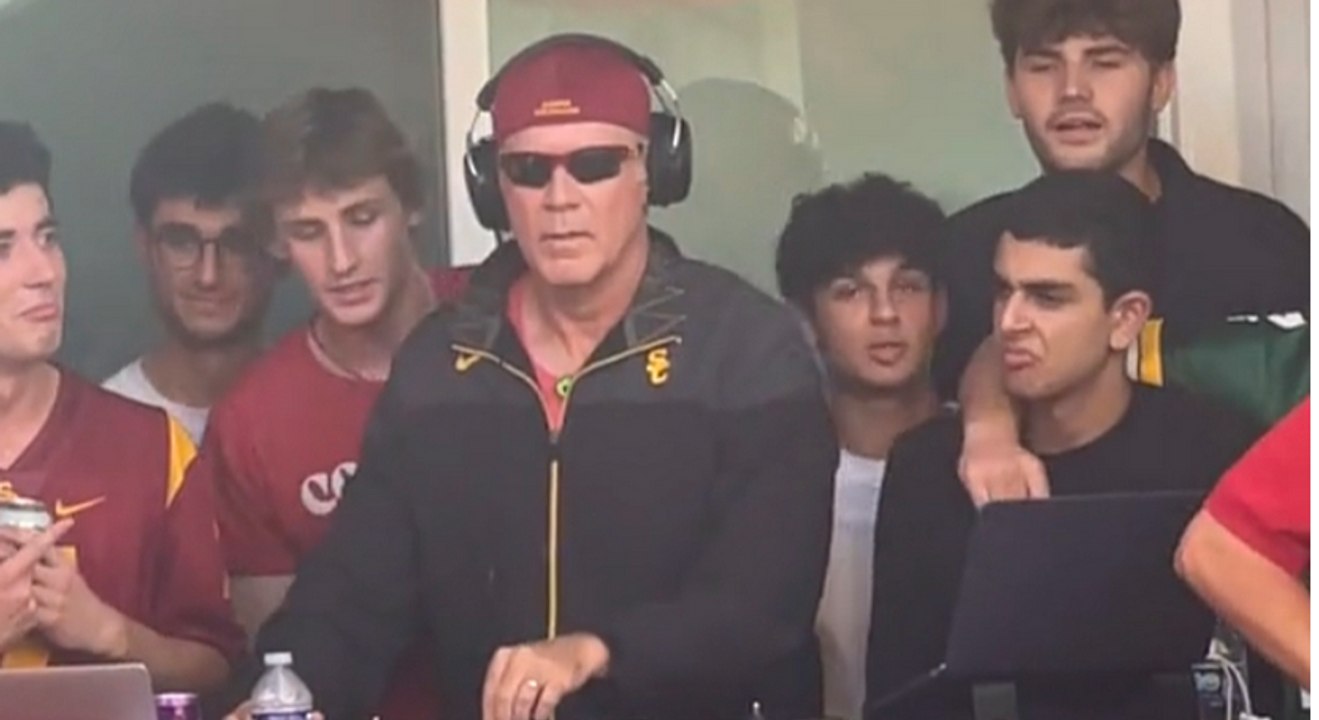 Will Ferrell at his son's University Frat Party