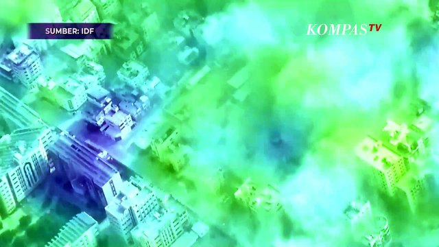Militer Israel Pamer Gambar Udara Serangan ke Gaza, Jawab Serangan Hamas