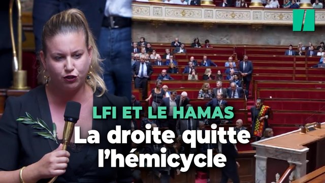 Attaque du Hamas en Israël : la droite quitte l’Assemblée nationale avant l’intervention de Mathilde Panot
