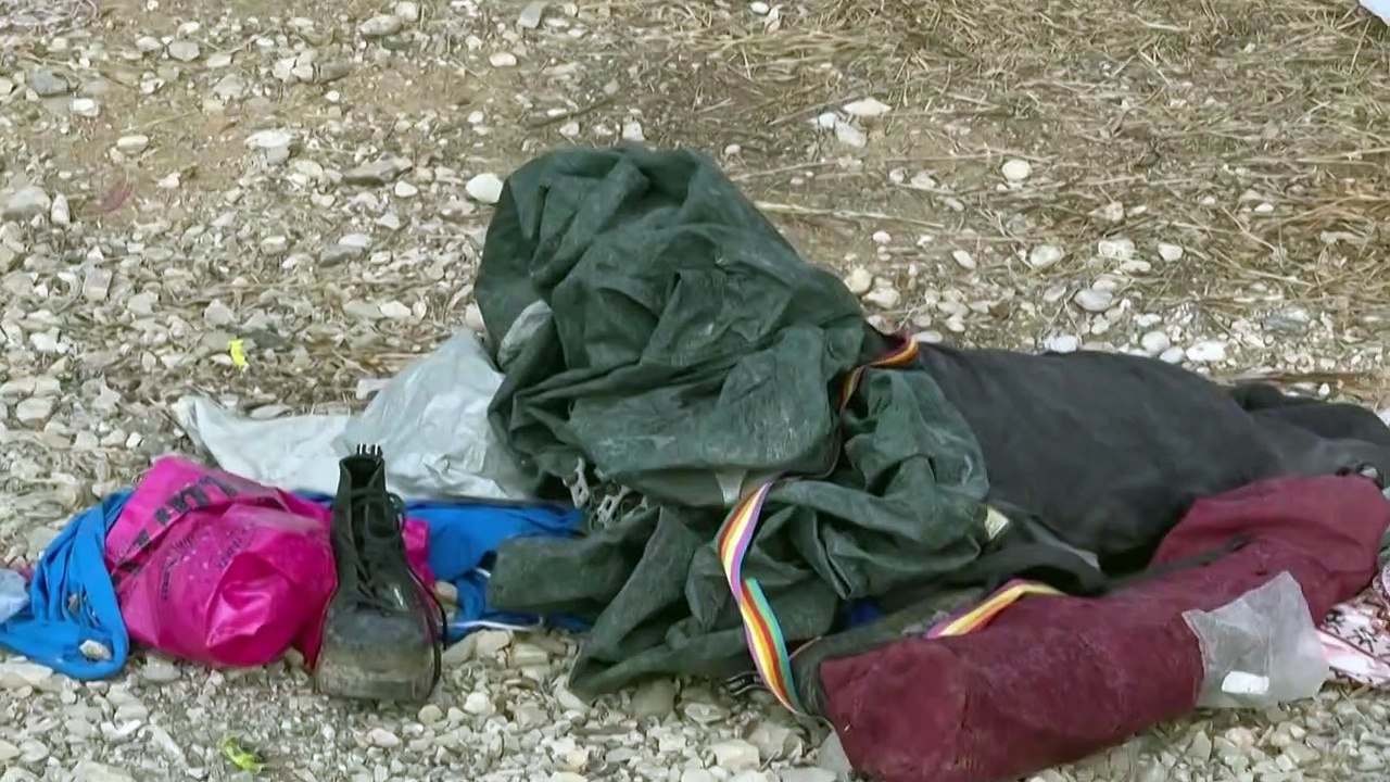 Stumme Zeugen der Panik nach Hamas-Massaker auf Festival-Gelände