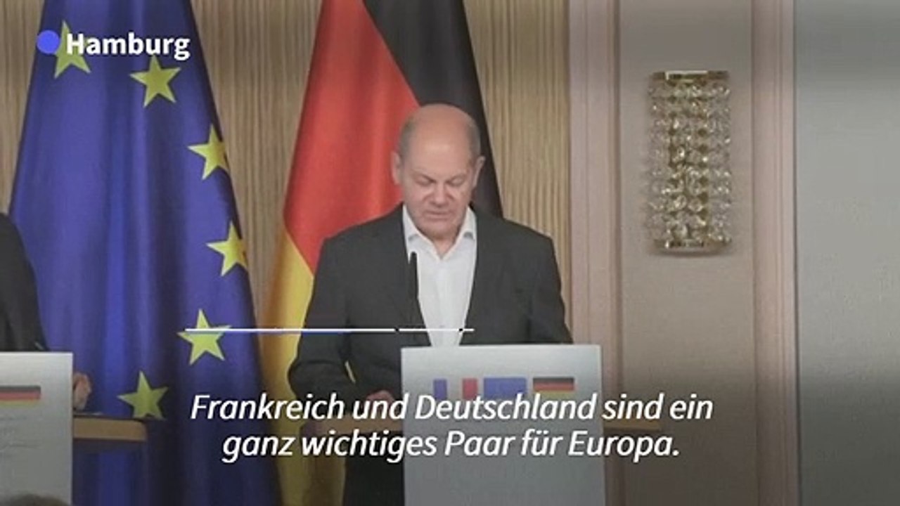 Scholz: Frankreich und Deutschland ein 'ganz wichtiges Paar' für Europa