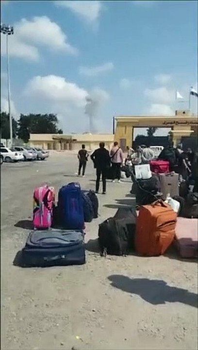 Israël a frappé la porte frontière de Rafah à Gaza, qui s'ouvre vers l'Egypte ! Les camions-citernes ont dû fuir la zone