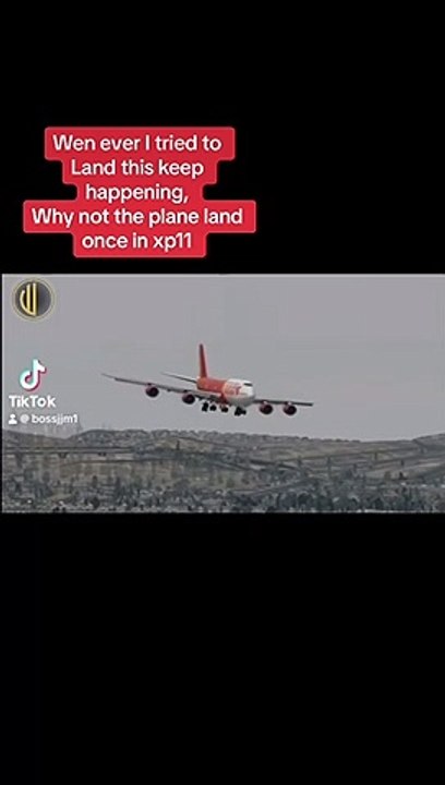 this always happend wen ever i try to land in xp11 #plne