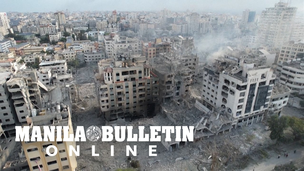 Drone images show massive destruction in Gaza City