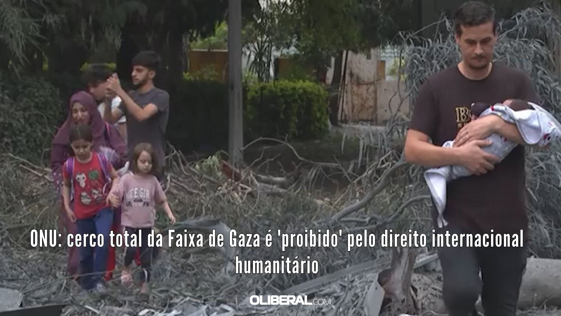 ONU cerco total da Faixa de Gaza é 'proibido' pelo direito internacional humanitário