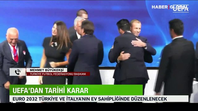 EURO 2032 resmen Türkiye ve İtalya'nın! Başkan Büyükekşi tarihi kararı Haber Global'de değerlendirdi