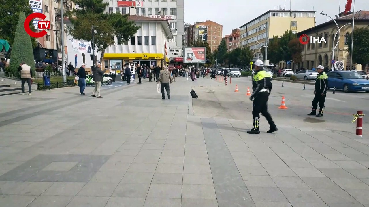 Sırt çantası paniği Bomba imha ekibi çağrıldı!