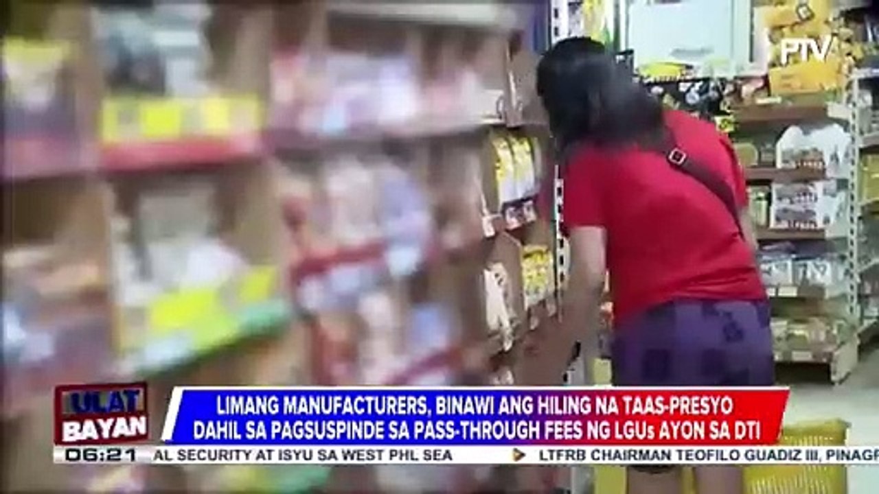 5 manufacturers, binawi ang hiling na taas-presyo sa DTI