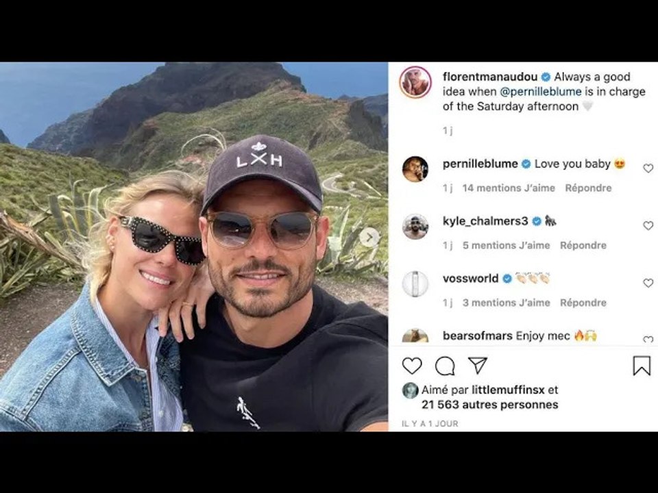Florent Manaudou a mis le cap sur Tenerife, île des Canaries, avec sa compagne Pernille Blume. Des v