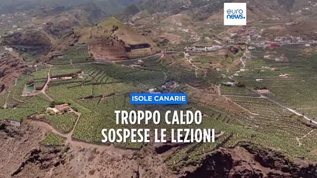 Caldo anomalo a ottobre: sospese tutte le lezioni alle Isole Canarie