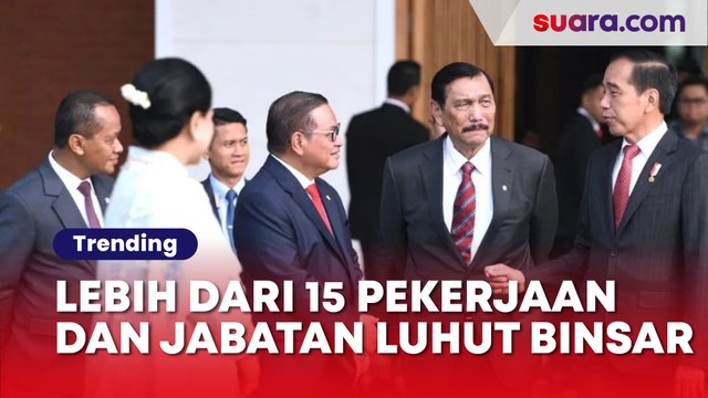 Lebih dari 15 Pekerjaan dan Jabatan Luhut Binsar Pandjaitan, Menko Marves Sampai Jatuh Sakit