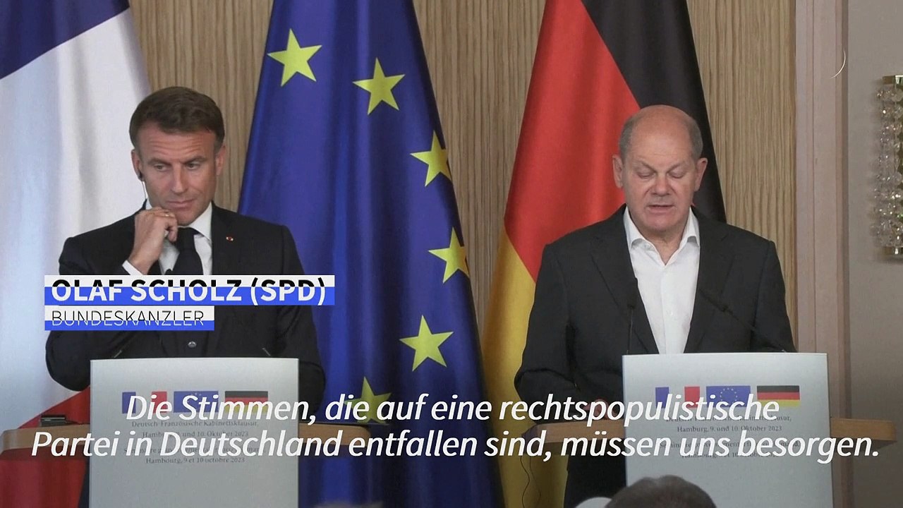 AfD-Wahlgewinne: Scholz ruft zur "Verteidigung der Demokratie" auf