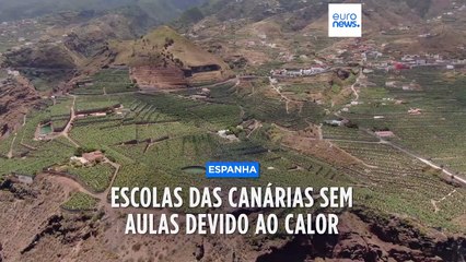 Vaga de calor de outono suspende aulas nas Canárias