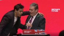 Man throws glitter on Keir Starmer at Labour Party conference