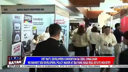 National Developers Convention sa Cebu, tinalakay ang programa ng pamahalaan tungkol sa pabahay