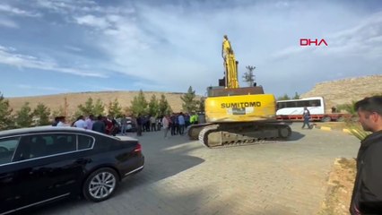 Şanlıurfa’da otel yıkımında gerginlik