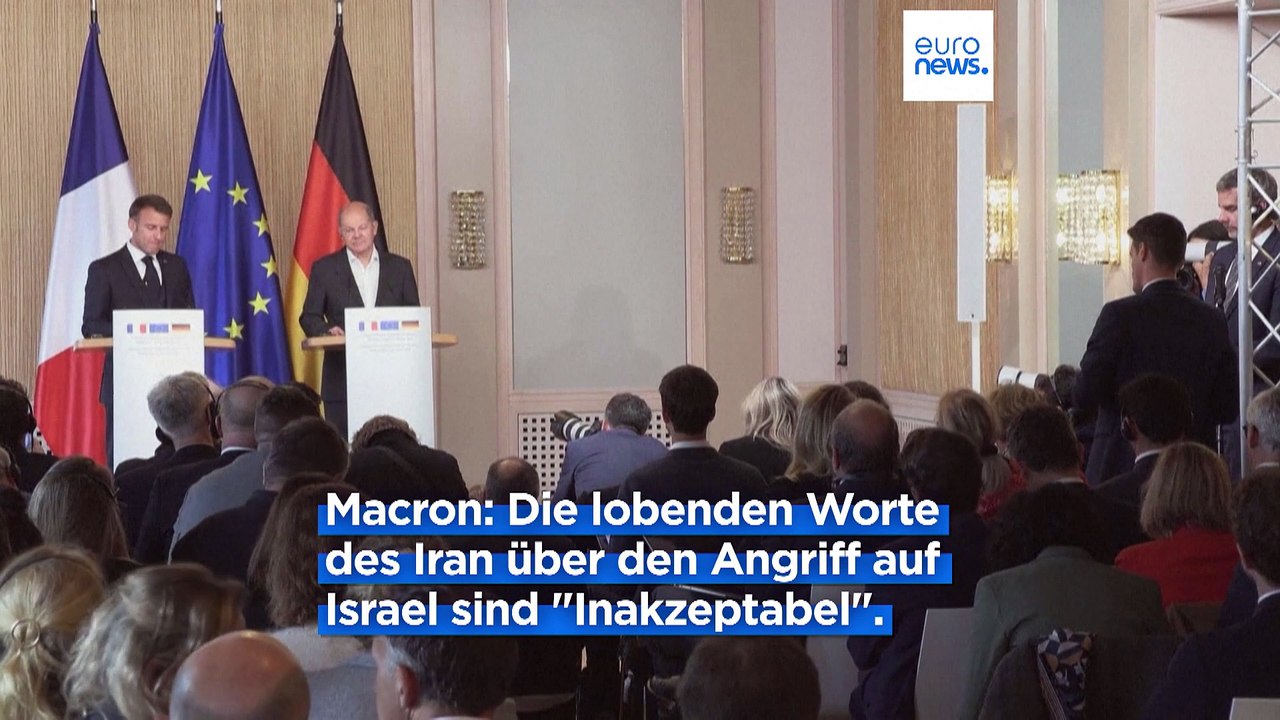 Scholz und Macron betonen deutsch-französische Verständigung