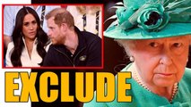 so heartbreaking for Sussex Harry and Meghan shut out from queen secret meeting with Royals
