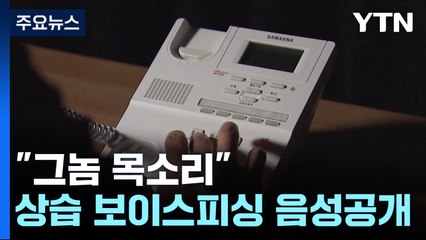 "이 목소리를 들어보세요"...상습 보이스피싱 사기범 음성 공개 / YTN