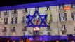 La sede della Presidenza della Regione Siciliana illuminata con la bandiera di Israele