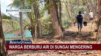 Скачать видео: Sulitnya Air Bersih, Beginilah Perjuangan Warga Kulon Progo Cari Air di Sungai Mengering