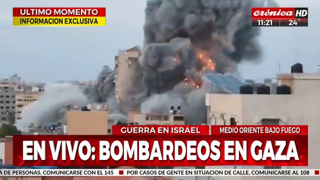 Guerra en Medio Oriente: Israel atacó más de 800 objetivos