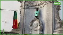Moment historique à Bruxelles : Manneken-Pis vêtu pour la première fois de son histoire en robe