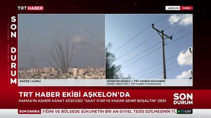 Aşkelon'da patlama sesleri