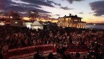 Kadıköy İskele Meydanı'nda 10 Ekim Ankara Gar Katliamı anması
