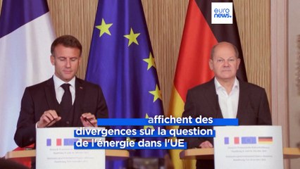 Macron et Scholz se fixent un "devoir moral", relancer le couple franco-allemand