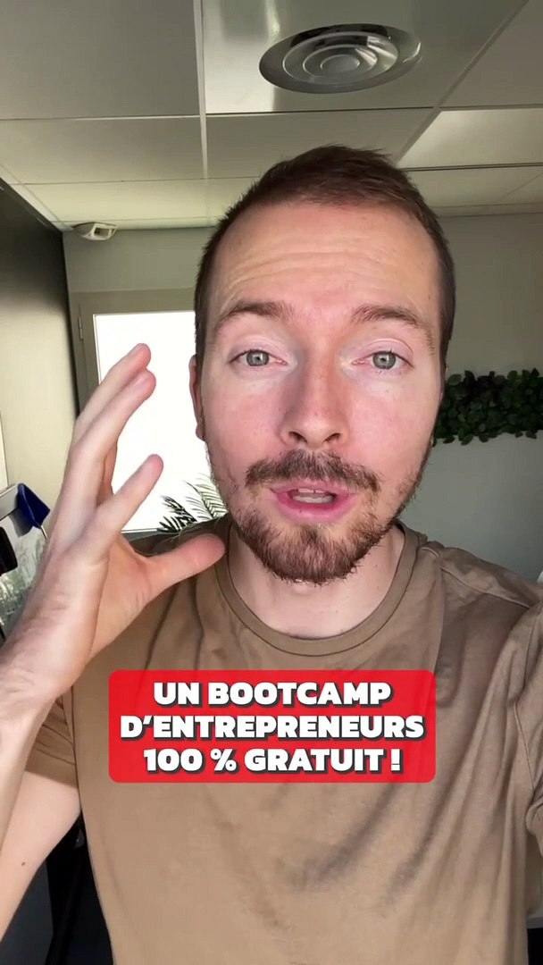 ⁣Bootcamp d’entrepreneur gratuit