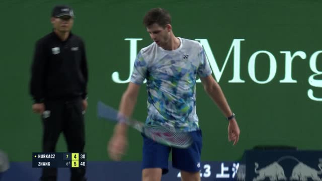 Shanghai - Hurkacz vient à bout de Zhang