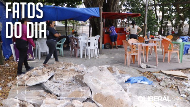 Vendedores de comida se preocupam diante de remanejamento em Belém