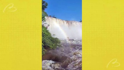 Cataratas do Iguaçu atinge 8 milhões de litros por segundo