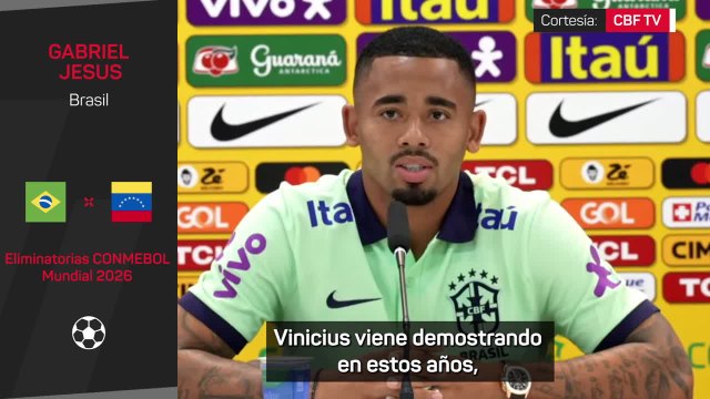 Gabriel Jesus: ¿Vinicius? Es obvio que ayuda, en el Real Madrid ha vuelto de lesión y ya está haciendo goles