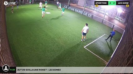 But de Guillaume Romet - LES GONES