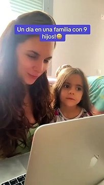 La vita di una mamma di 9 figli