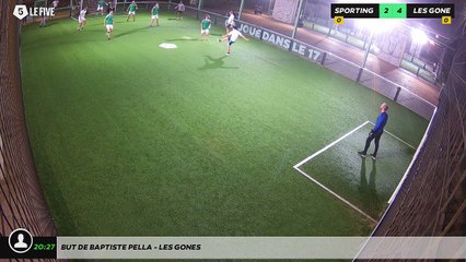 But de Baptiste Pella - LES GONES