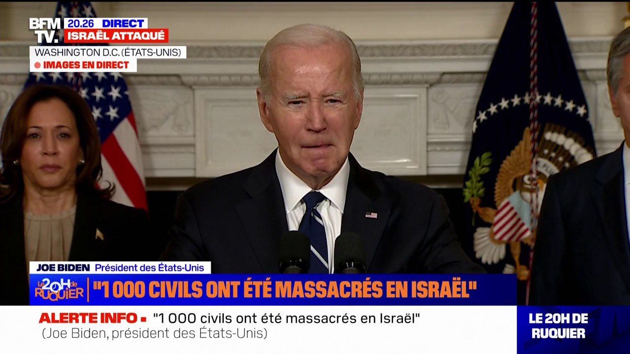 Joe Biden: "Nous sommes avec Israël et nous all...
