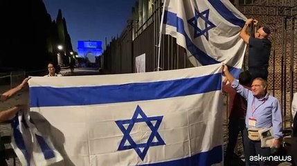 Israele, al via fiaccolata del 'Foglio' all'arco di Tito a Roma