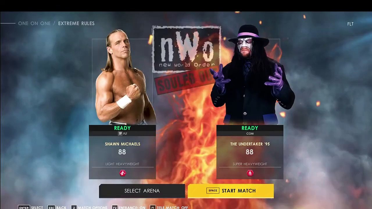 WWE The Undertaker vs. Shawn Michaels- In Your House Bad Blood 1997