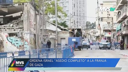ORDENA ISRAEL "ASEDIO COMPLETO" A LA FRANJA DE GAZA