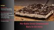 No-Bake Oreo Cheesecake Bars in 10 mins