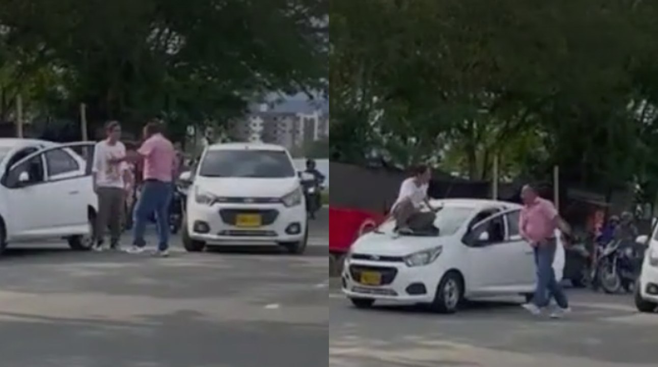 Video: discusión entre conductores en Cali terminó en fuerte golpiza